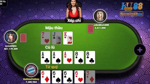 Game Mậu Binh online kubet